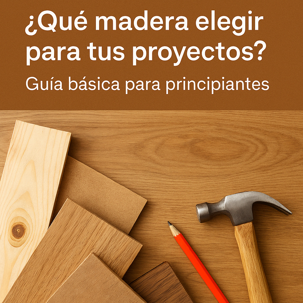 Una guía básica para principiantes a la hora de elegir la madera para tus proyectos